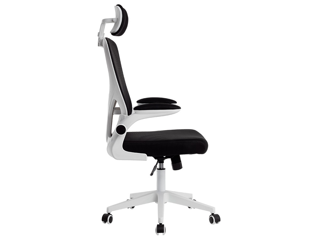 CADEIRA ERGONOMICA Q-CONNECT PALERMO MALHA BASE NYLON ALT MAX 1300 MM LARG 610 MM PROF 600 MM RODAS PREMIUM COR BRANCO/P