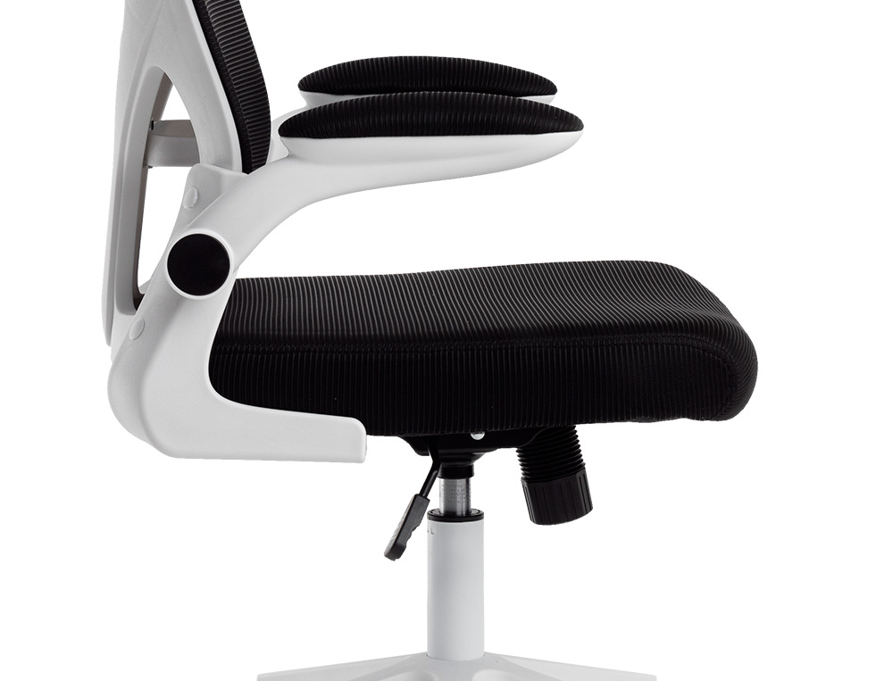 CADEIRA ERGONOMICA Q-CONNECT PALERMO MALHA BASE NYLON ALT MAX 1300 MM LARG 610 MM PROF 600 MM RODAS PREMIUM COR BRANCO/P