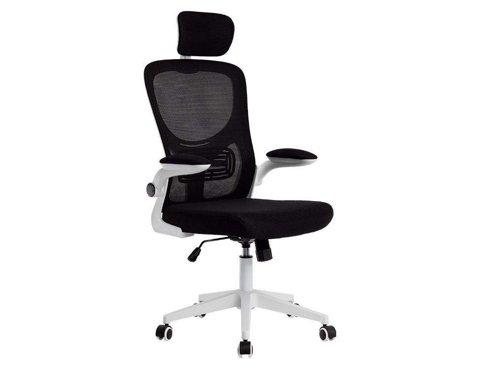 CADEIRA ERGONOMICA Q-CONNECT PALERMO MALHA BASE NYLON ALT MAX 1300 MM LARG 610 MM PROF 600 MM RODAS PREMIUM COR BRANCO/P