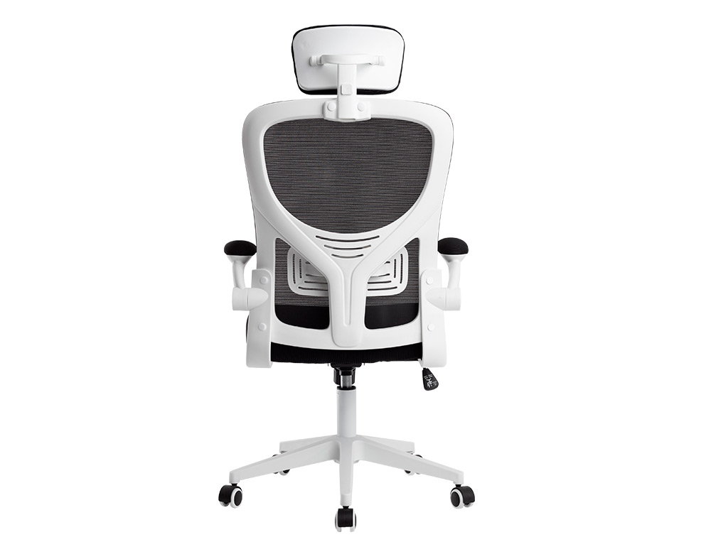 CADEIRA ERGONOMICA Q-CONNECT PALERMO MALHA BASE NYLON ALT MAX 1300 MM LARG 610 MM PROF 600 MM RODAS PREMIUM COR BRANCO/P