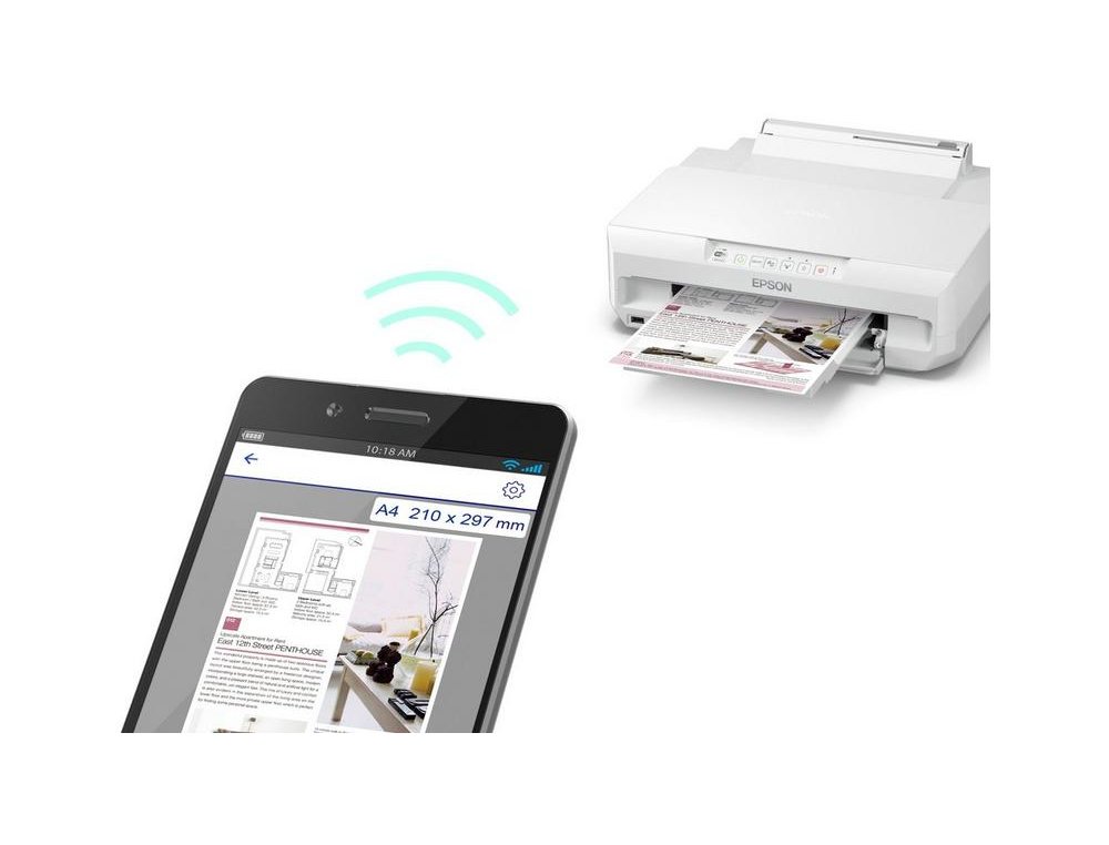 IMPRESSORA EPSON EXPRESSION PHOTO XP-65 TINTA COR DIN A4 9PPM USB 2.0 BANDEJA ENTRADA 100 FOLHAS WIFI