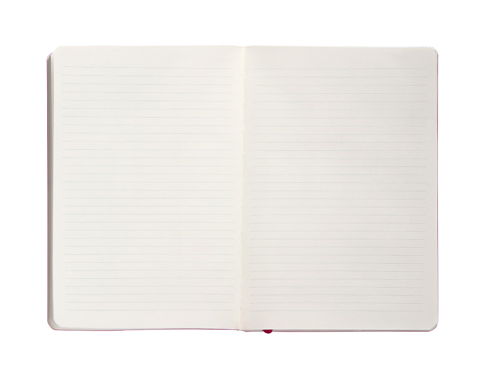 CADERNO COM ELASTICO ANTARTIK NOTES CAPA MOLE A5 PAUTADO FUCSIA 80 FOLHAS 80 GR FSC
