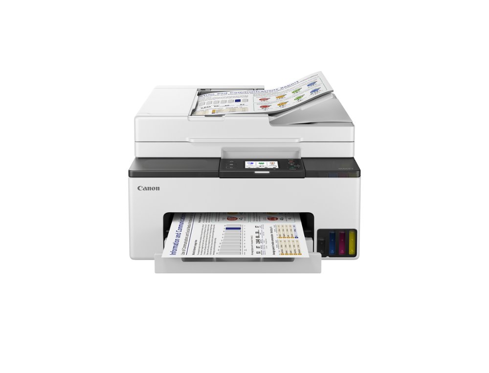 MULTIFUNCOES CANON MAXIFY GX2050 TINTA COR 15PPM PRETO 10PPM DIN A4 COR WIFI IMPRESSORA SCANNER COPIADORA FAX BANDEJA 25