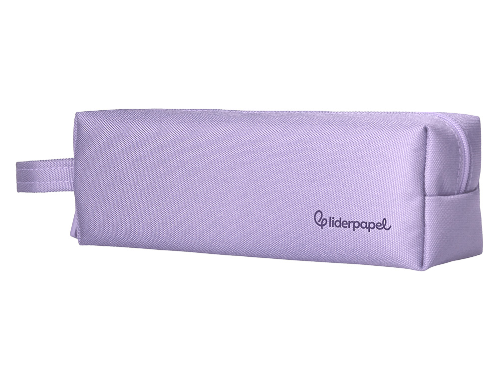 ESTOJO ESCOLAR LIDERPAPEL RETANGULAR COM ASA 210X70 MM VERDE AQUA