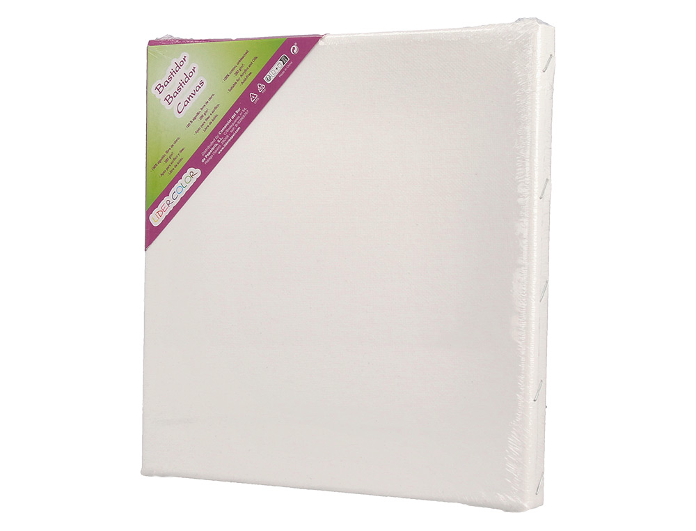 TELA DE PINTURA LIDERCOLOR LENCO AGRAFADO LATERAL ALGODAO 100% 12X12 CM
