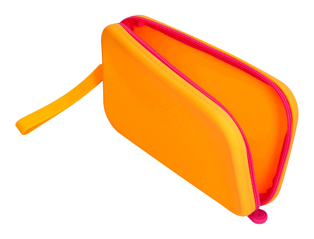 ESTOJO ESCOLAR ANTARTIK TROPICAL DIVE SILICONE SOFT RETANGULAR 190X120X25 MM EXPOSITOR DE 8 UNIDADES