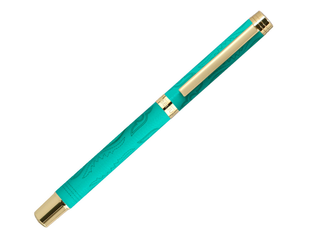 ROLLER BELIUS WILD WEST ALUMINIO COR VERDE DOURADO TINTA COR PRETO CAIXA DE DESIGN