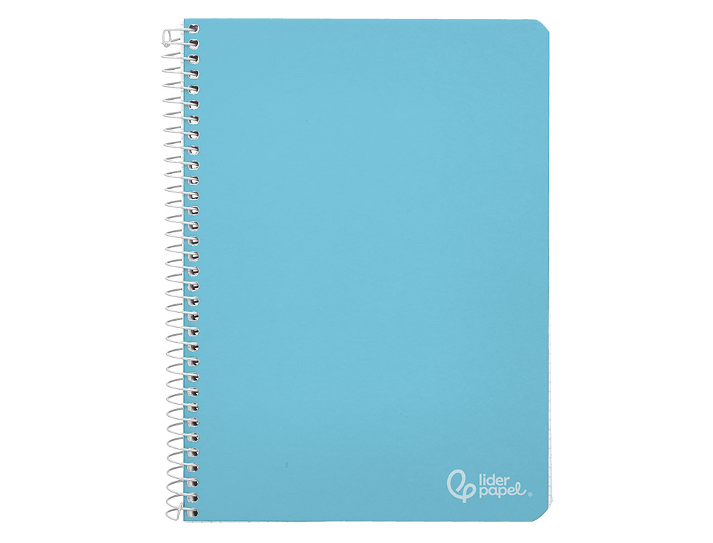 CADERNO ESPIRAL LIDERPAPEL WITTY DIN A4 CAPA DURA 80F 90GR PAUTADO COM MARGEM CORES SORTIDAS