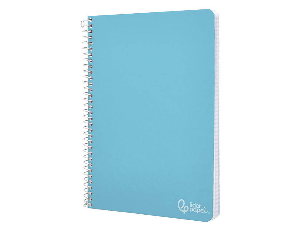 CADERNO ESPIRAL LIDERPAPEL WITTY DIN A4 CAPA DURA 80F 90GR PAUTADO COM MARGEM CORES SORTIDAS