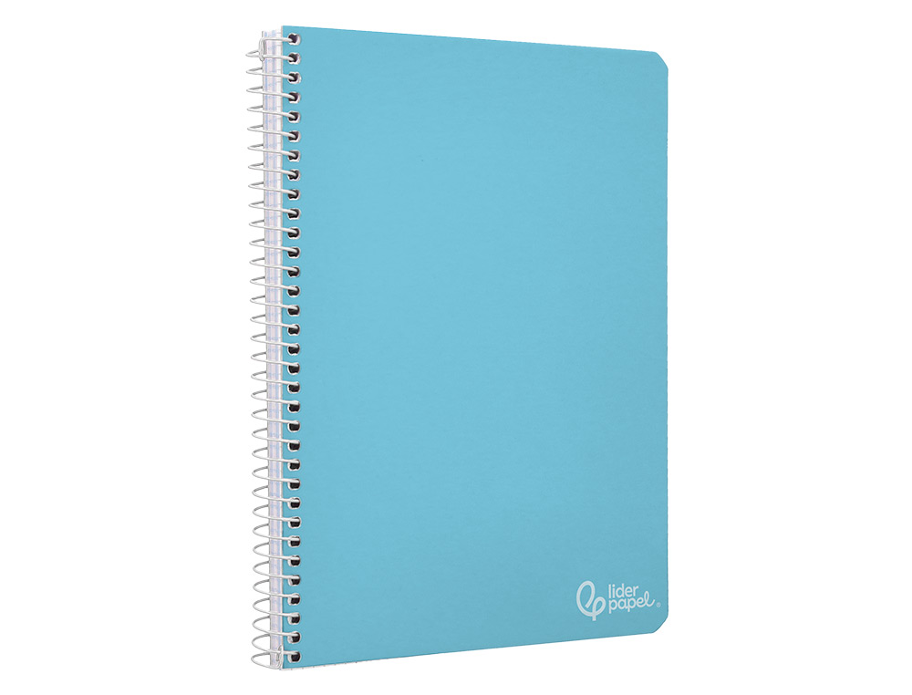 CADERNO ESPIRAL LIDERPAPEL WITTY DIN A4 CAPA DURA 80F 90GR PAUTADO COM MARGEM CORES SORTIDAS