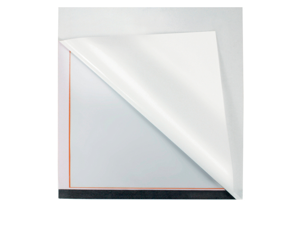 MOLDURA PORTA ANUNCIOS NOBO DIN A4 MOLDURA MAGNETICA AUTO ADESIVA COR LARANJA PACK DE 2 UNIDADES