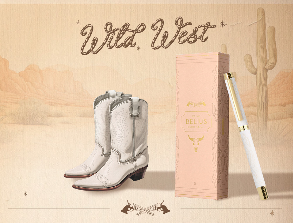 ROLLER BELIUS WILD WEST ALUMINIO COR TURQUESA DOURADO TINTA COR PRETA CAIXA DE DESIGN