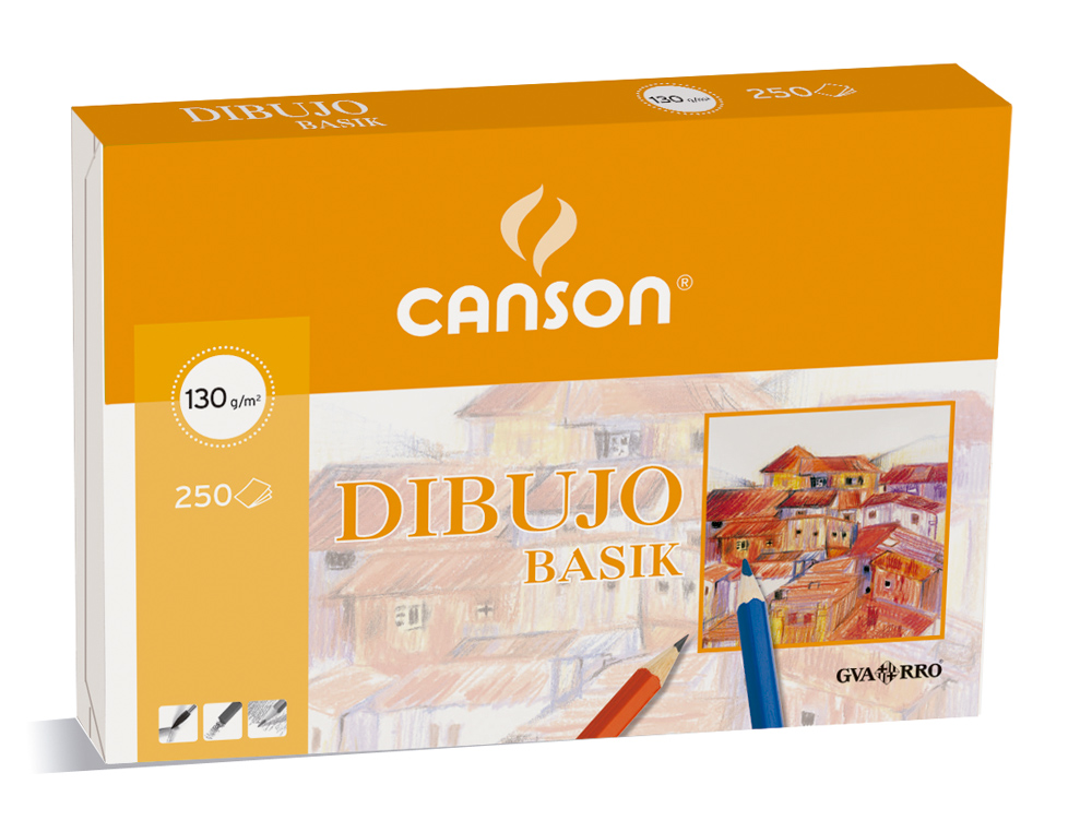 PAPEL DE DESENHO BASIK 23X32.5 130 GR SEM ESQUADRIA