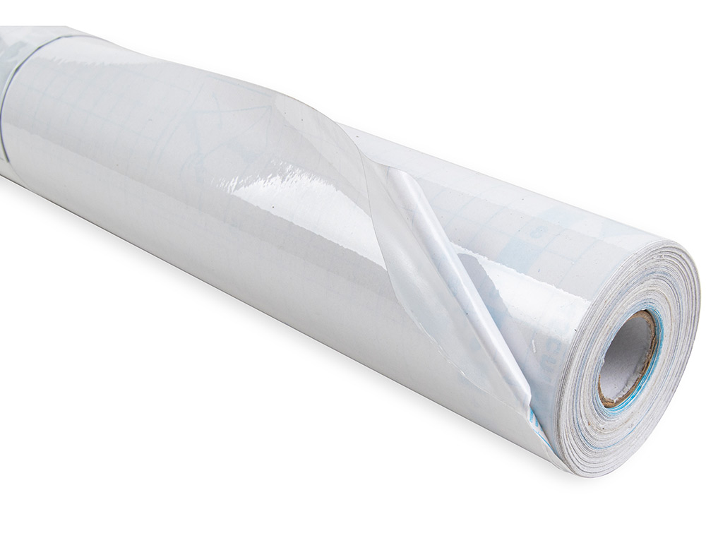 ROLO PLASTICO ADESIVO FORRA LIVROS 0,50 MT X 20 MT 80 MICRONS