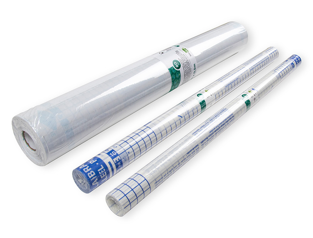 ROLO PLASTICO ADESIVO FORRA LIVROS 0,50 MT X 20 MT 80 MICRONS
