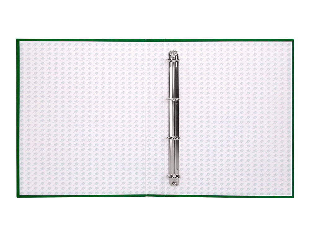 CAPA LIDERPAPEL PAPER COAT 4 ANEIS 25 MM FORRO PVC FOLIO VERDE