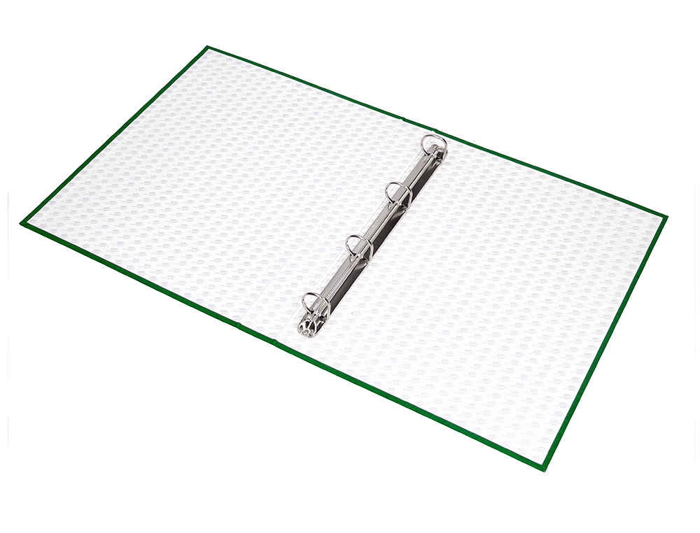 CAPA LIDERPAPEL PAPER COAT 4 ANEIS 25 MM FORRO PVC FOLIO VERDE