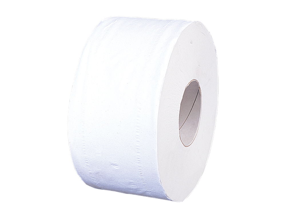 PAPEL HIGIENICO JUMBO 2 FOLHAS RECICLADO ROLO COM 130 MT PARA DISPENSADOR 925