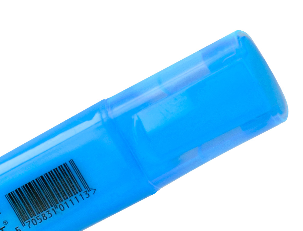 MARCADOR FLUORESCENTE Q-CONNECT DE PONTA BISELADA AZUL