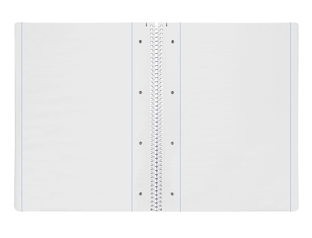 CADERNO ESPIRAL LIDERPAPEL CAPA AZUL 80 F DIN A4 LISO