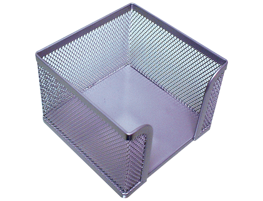 SUPORTE TACO DE PAPEL METALICO DE REDE PRATA