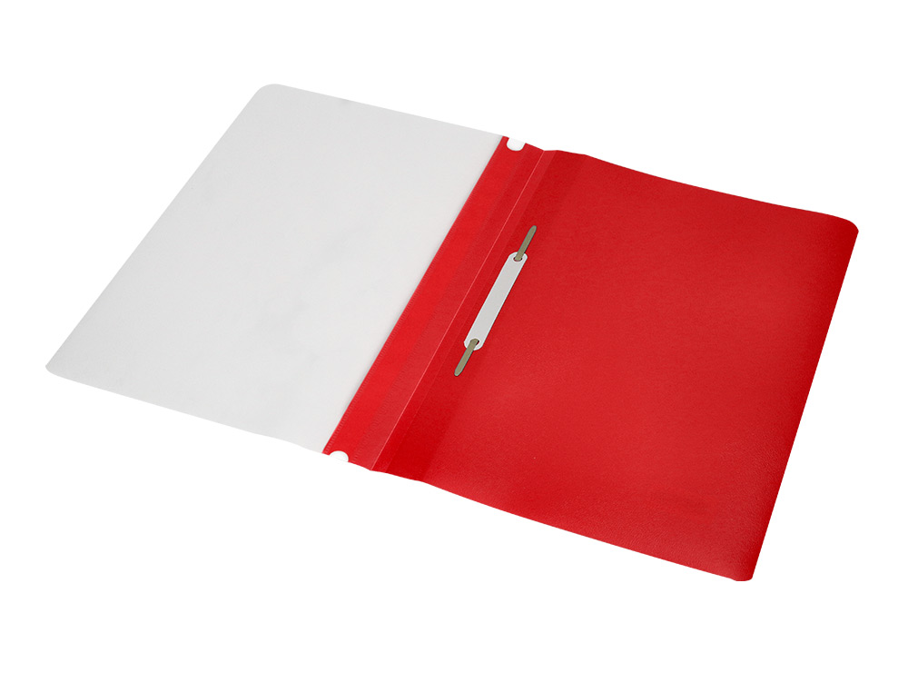 BOLSA DOSSIER Q-CONNECT FASTENER EM PLASTICO DIN A4 VERMELHO