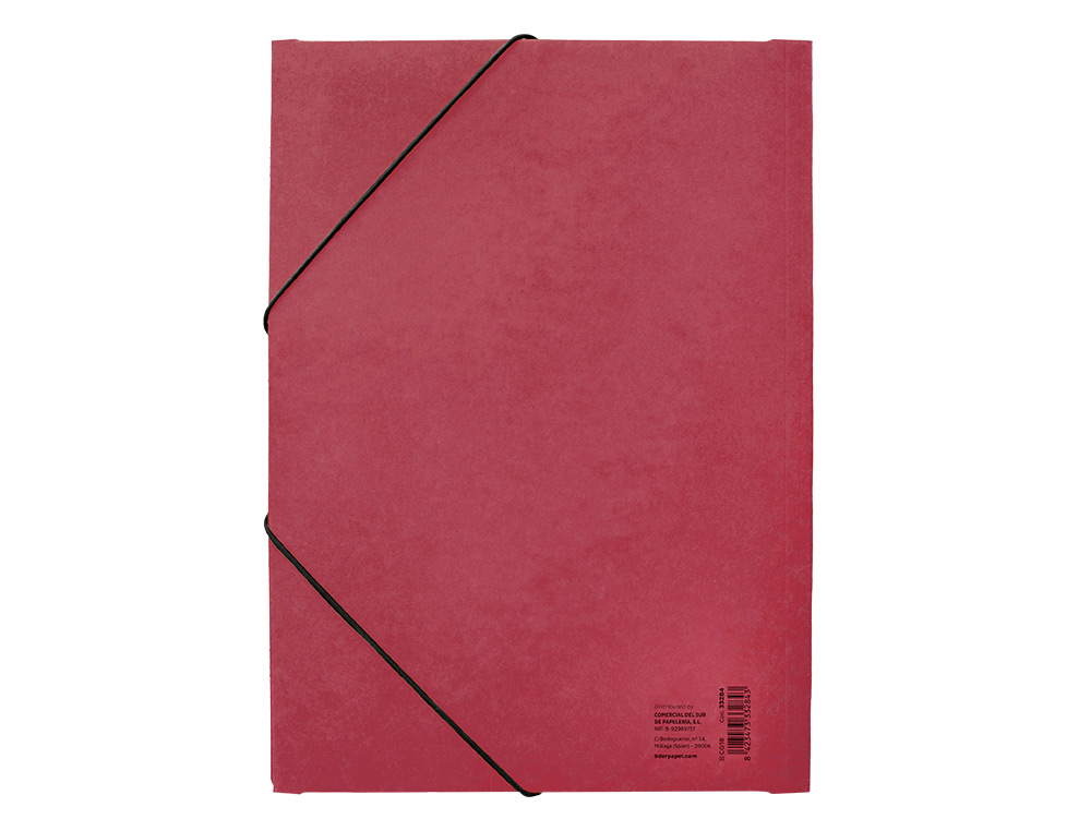 PASTA DE ELASTICOS LIDERPAPEL DIN A3 VERMELHA