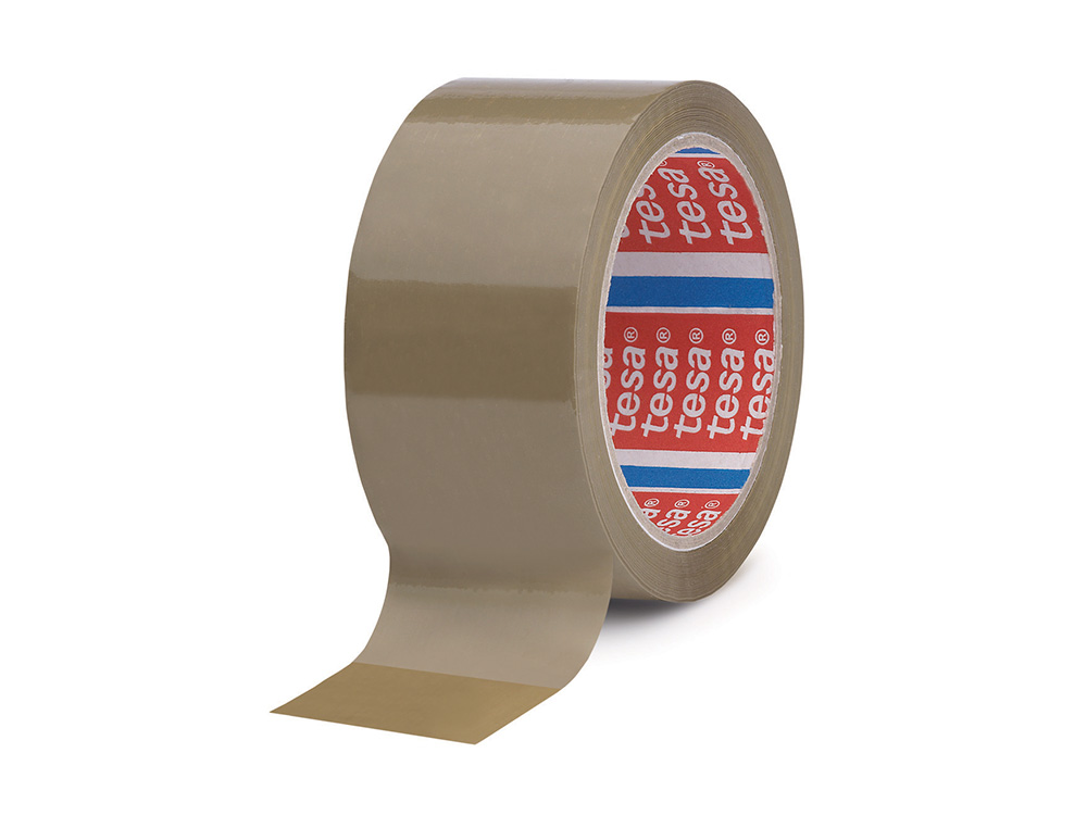 FITA ADESIVA TESA POLIPROPILENO CASTANHA 66MTX 50 MM