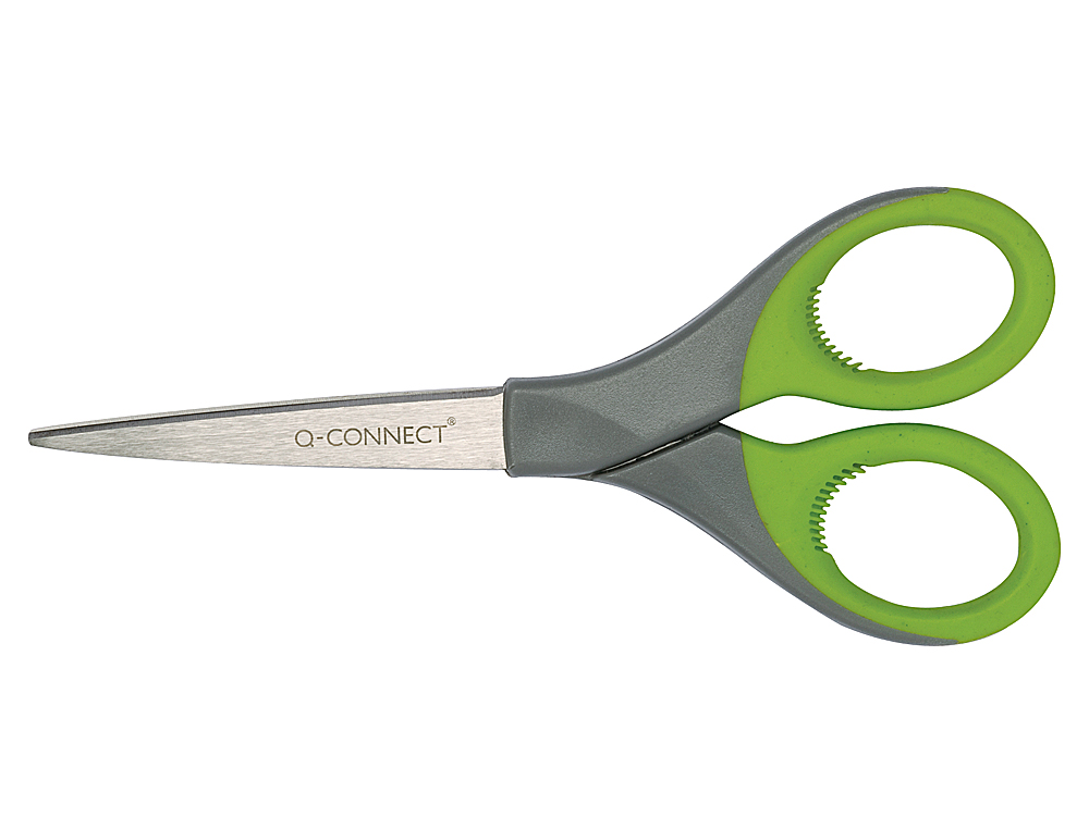 TESOURA PARA ESCRITORIO Q-CONNECT CABO EM BORRACHA 7