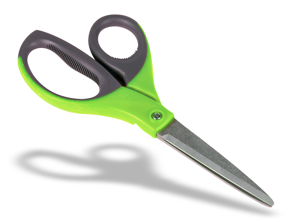 TESOURA PARA ESCRITORIO Q-CONNECT CABO EM BORRACHA 8