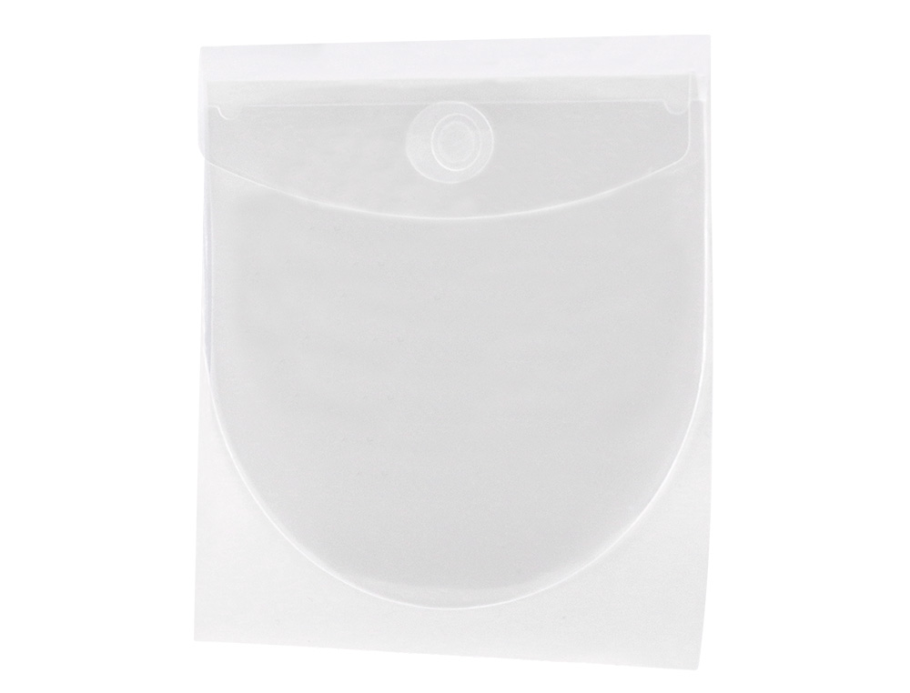 BOLSA AUTOADESIVA PARA CD Q-CONNECT COM ABA PACK DE 10 UNIDADES