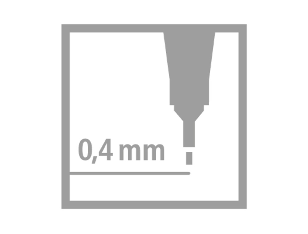 MARCADOR STABILO PONTA DE FIBRA POINT 88 VERDE MAÇA 0,4 MM