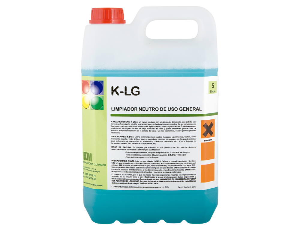 LIQUIDO DE LIMPEZA MULTIUSOS 5 L