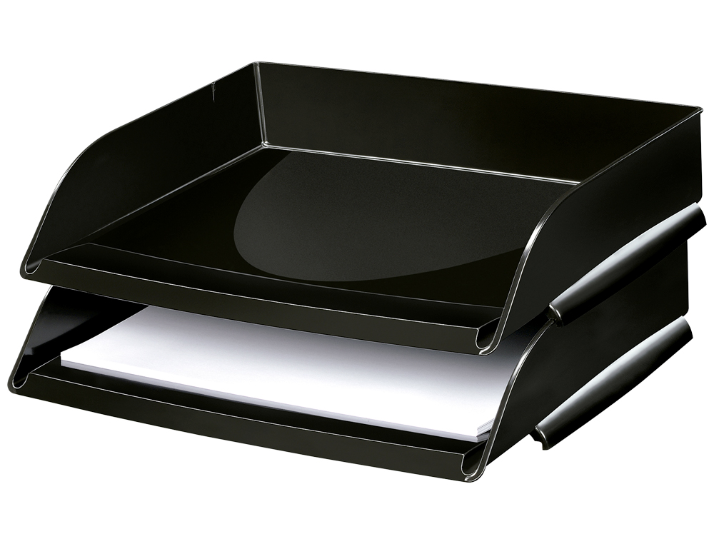TABULEIRO DE SECRETARIA CEP PLASTICO PRETO GREENSPIRIT PLASTICO 348X257X66 MM