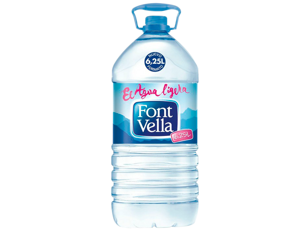 AGUA MINERAL NATURAL FONT VELLA GARRAFA DE 6,25L