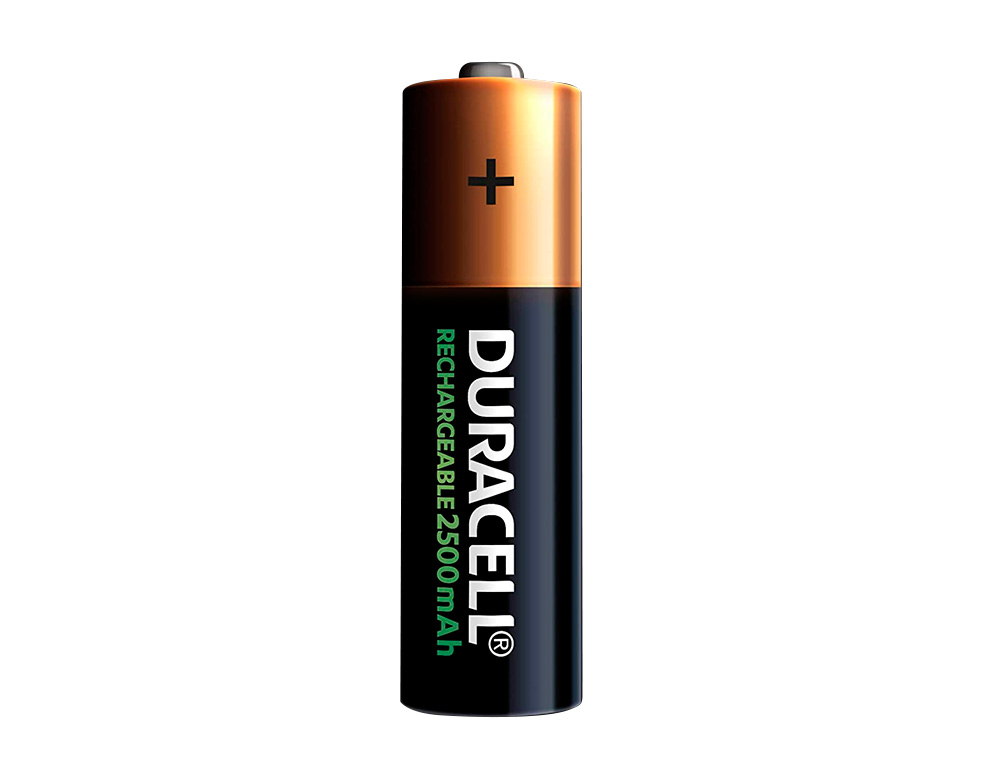 PILHA DURACELL RECARREGAVEL STAYCHARGED AA 2500 MAH BLISTER DE 4 UNIDADES