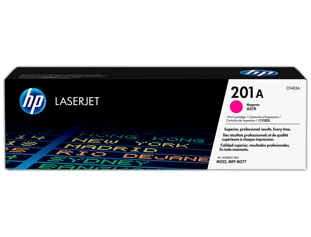 TONER HP COR LASERJET PRO MFP M277 / M274 / M252 MAGENTA 1500 PAG