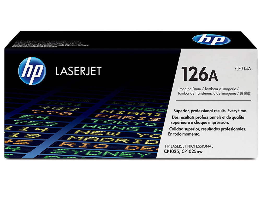 TAMBOR HP CE314A COR LASERJET CE918A/865A/866A CF346A PRETO 14.000PAG