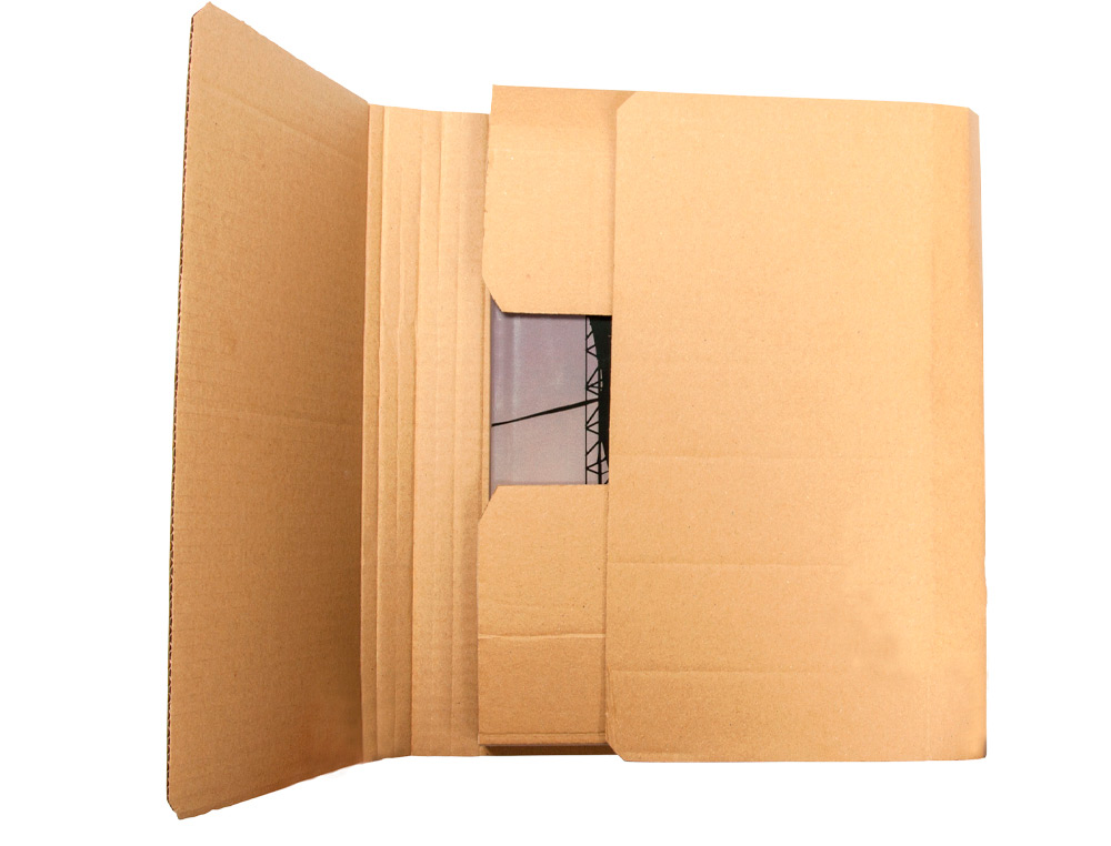 CAIXA PARA EMBALAR LIVRO Q-CONNECT MEDIDAS 400X290X75 MM ESPESSURA CARTAO 3 MM