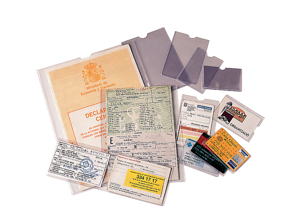BOLSA CATALOGO ESSELTE PLASTICO 140 MICRONS MEDIDAS 67X99 MM