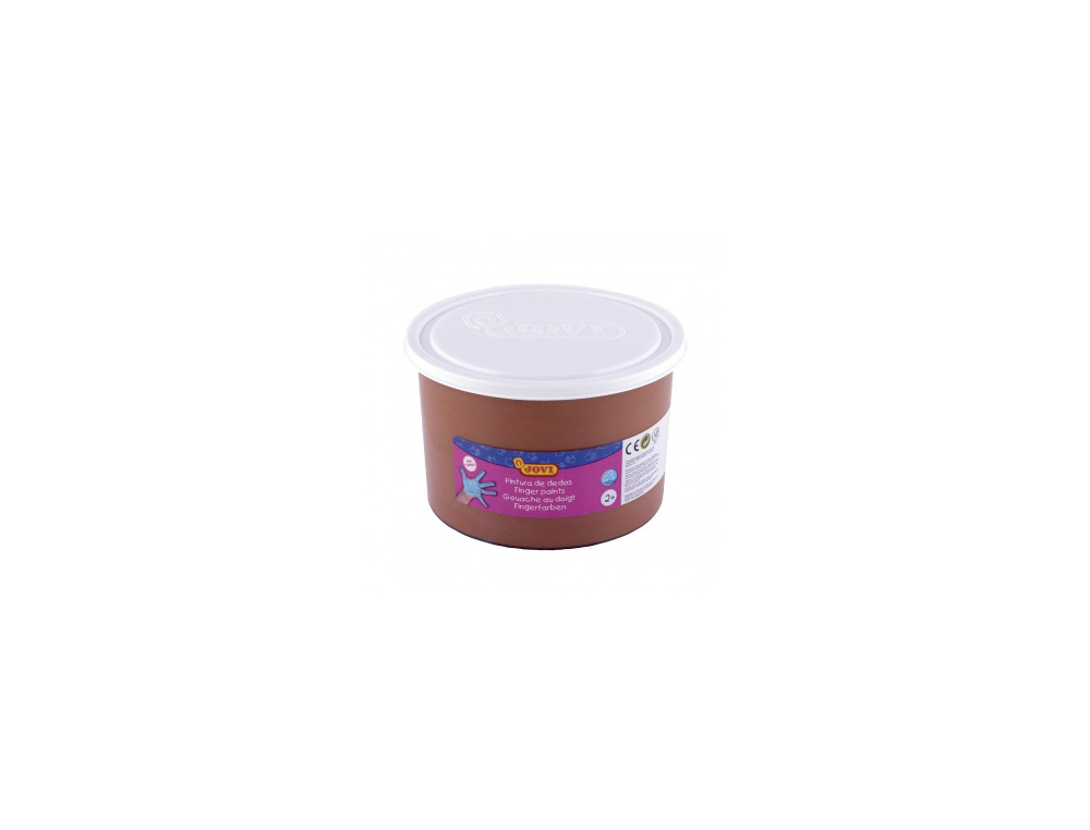 PINTURA A DEDOS JOVI 500 ML CASTANHO