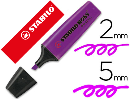 MARCADOR FLUORESCENTE STABILO BOSS 70 LAVANDA