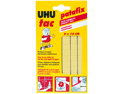MASSA ADESIVA UHU PATAFIX AMARELO