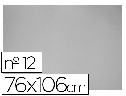 CARTAO CINZA 760X1060 MM, DE 1,2 MM