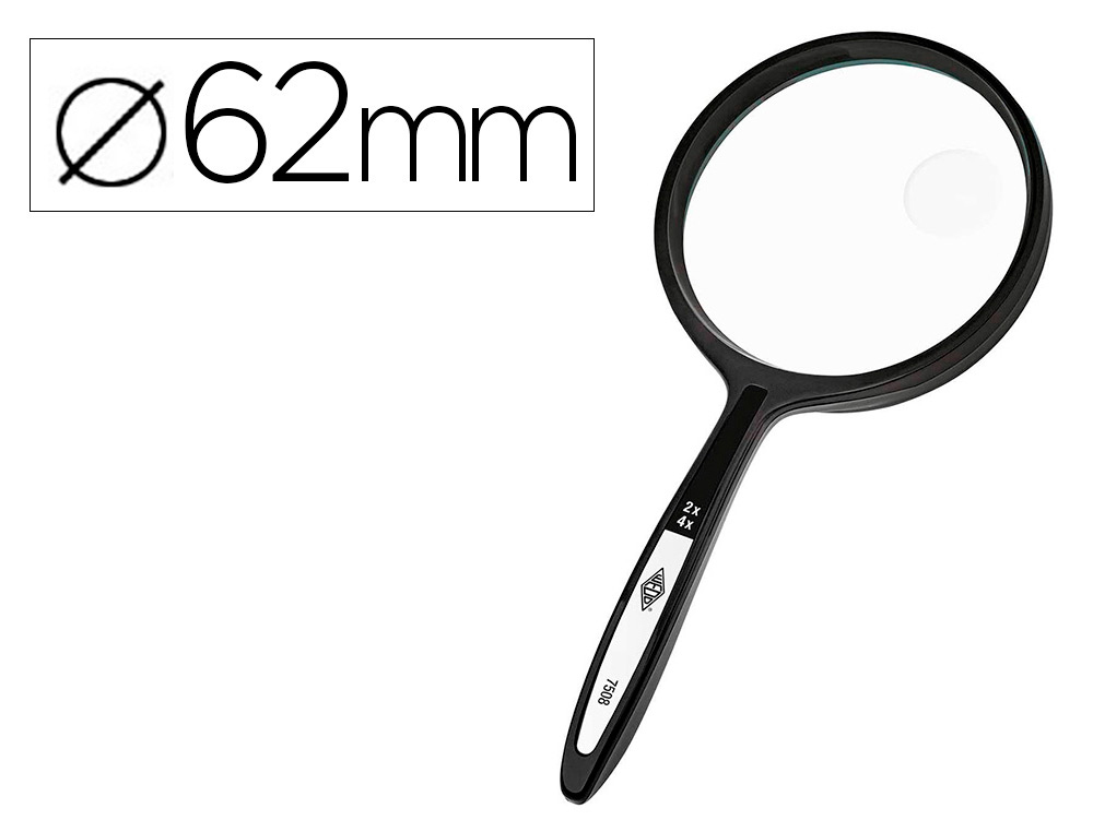 LUPA CRISTAL BIFOCAL WALTEX - 62 MM.