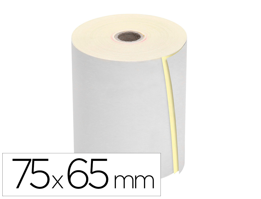 ROLO COPIATIVO Q-CONNECT PARA IMPRESSORA 75X65X11 MM 58 GR