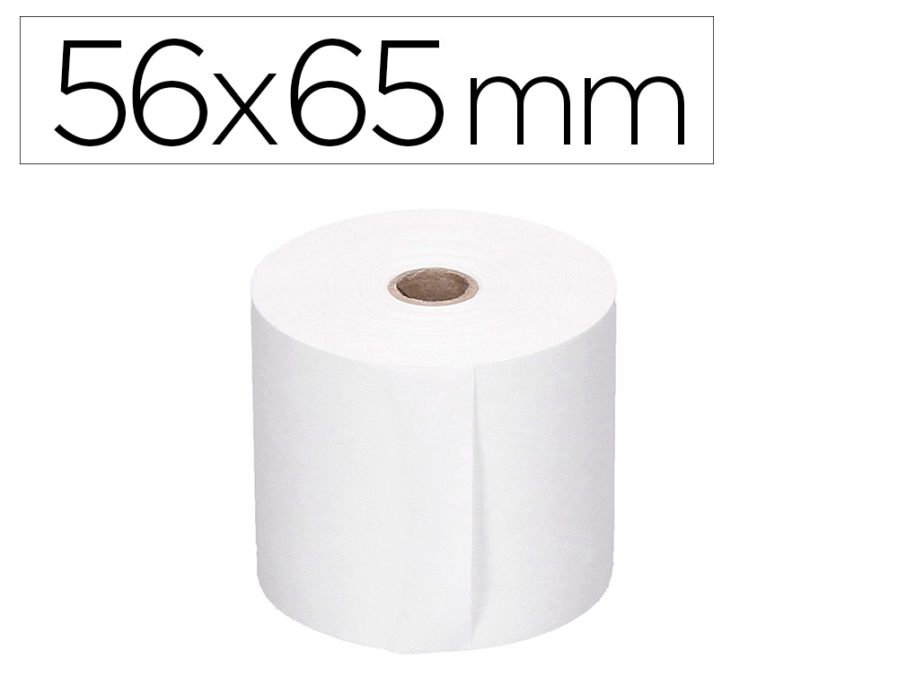 ROLO PAPEL PARA IMPRESSORA 56X65X11MM 60 GR