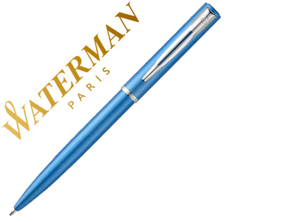 ESFEROGRAFICA WATERMAN ALLURE LACADA AZUL EM ESTOJO DE OFERTA