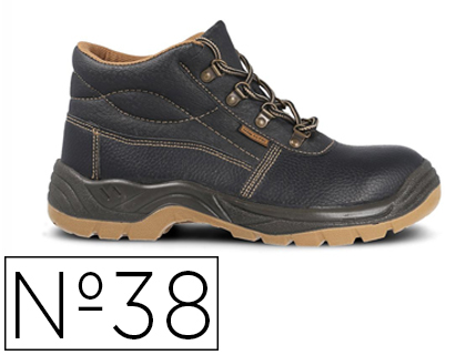 BOTAS DE SEGURANCA PAREDES S3 PRETAS TAMANHO 38