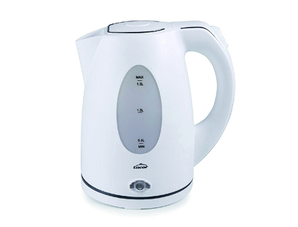 CHALEIRA DE AGUA LACOR ELECTRICO COR BRANCA POTENCIA 2000W CAPACIDADE 1,5 L